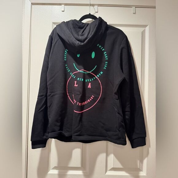 Black Hoodie Sweater - Picture 3 of 5